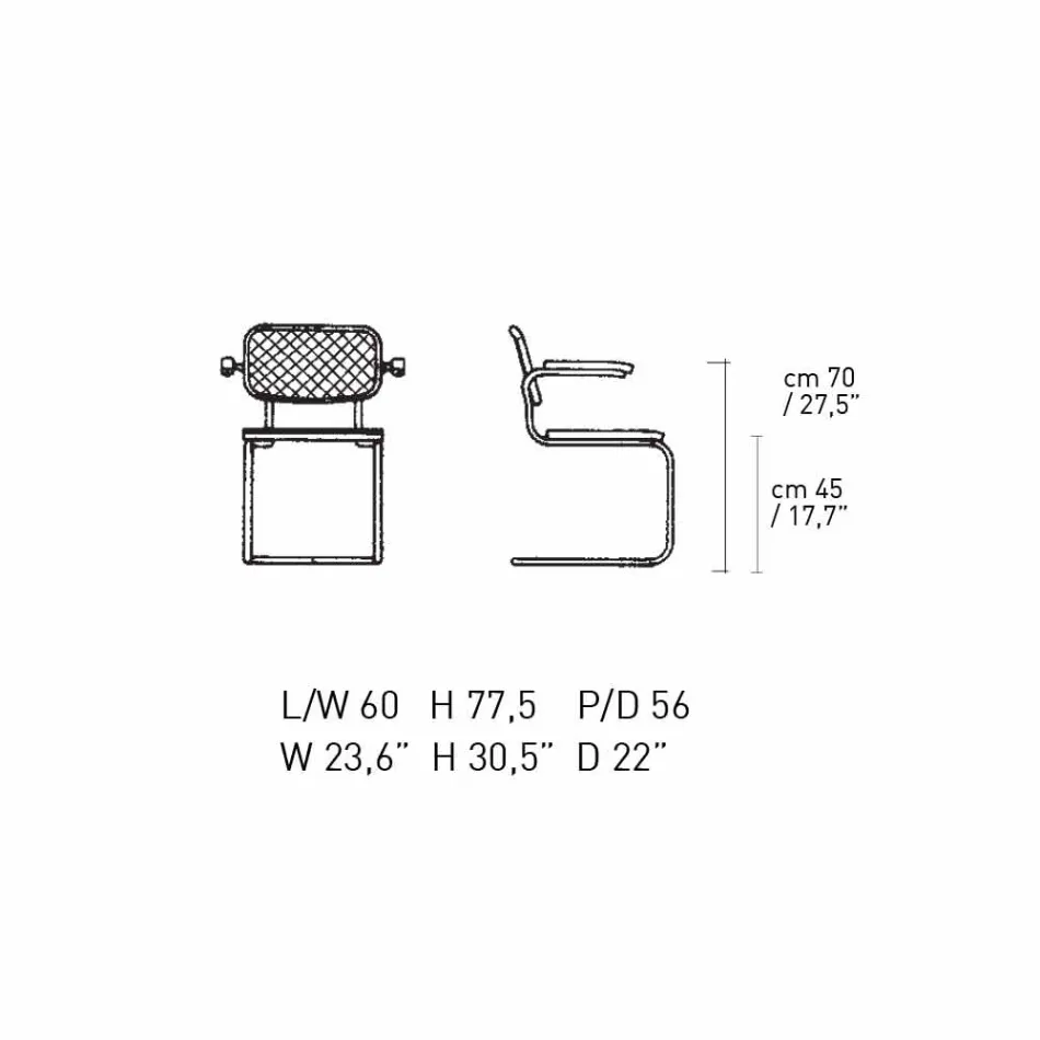 Krzesło biurowe ze słomy o konstrukcji stalowej i drewnianej Made in Italy - Baviera Viadurini
