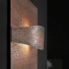Selene Art &amp; Światło kinkiet z teksturą paneli 140xH75 cm Viadurini
