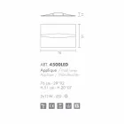 Selene Art &amp; Światło aplikacja z ręcznie robione teksturowane paneli Viadurini