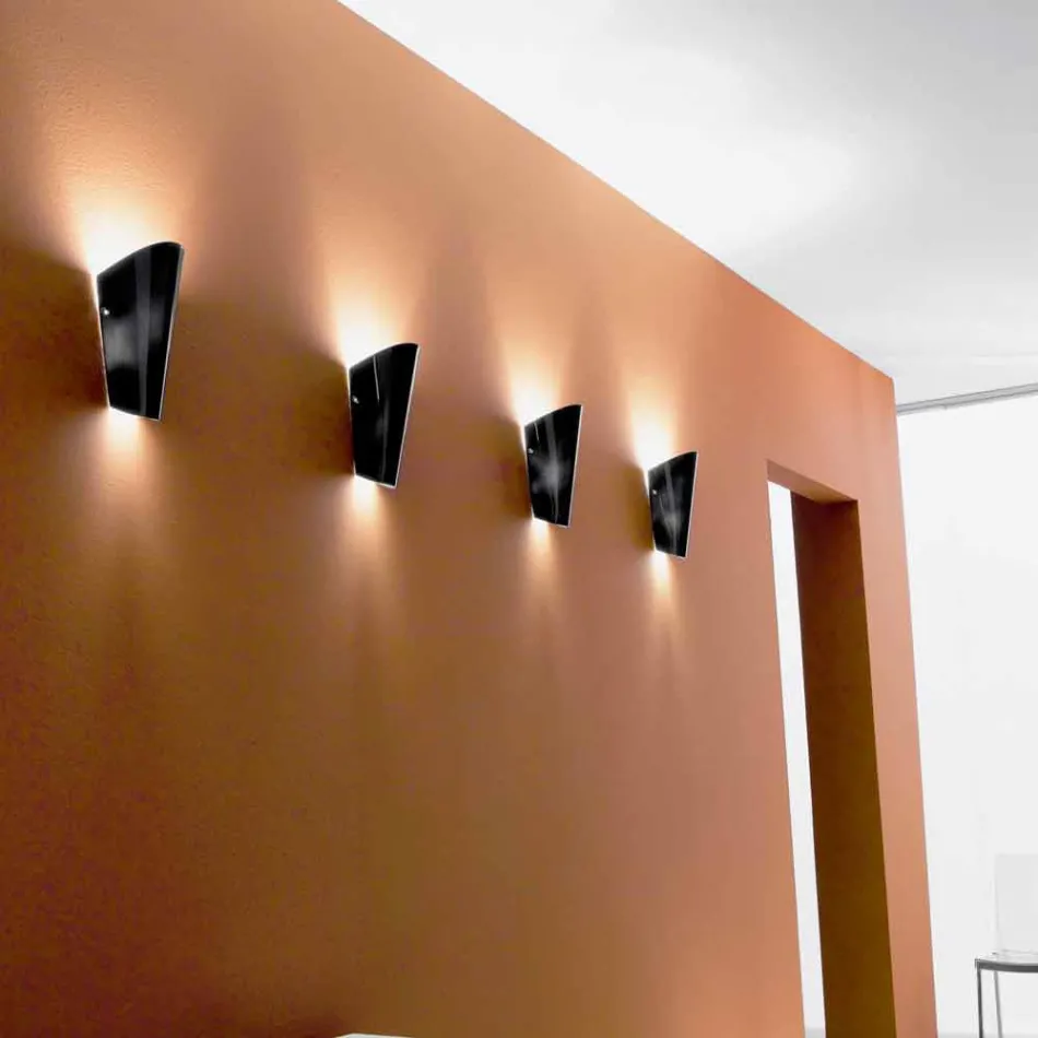 Selene Bloom aplikacja szkło ręcznie we Włoszech 12x11 H 28 cm Viadurini