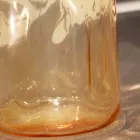 Selene Bossa Nova lampkę Ø10 H 26cm bursztynowego szkła dmuchanego Viadurini