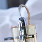 Selene Bossa Nova lampkę Ø15 H 21cm bursztynowego szkła dmuchanego Viadurini