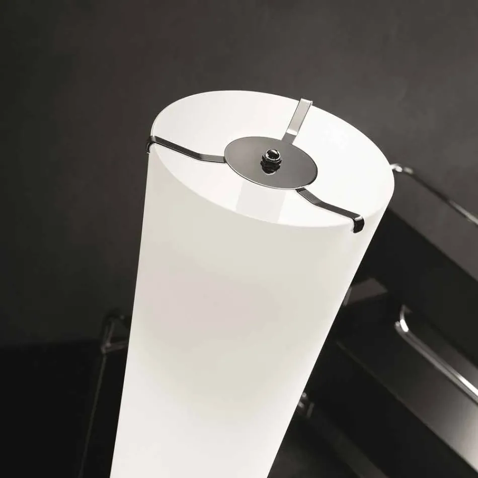 Selene klepsydrowy szklany światła podłogi H175cm Ø36 Viadurini