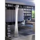 Selene klepsydrowy szklany światła podłogi H175cm Ø36 Viadurini