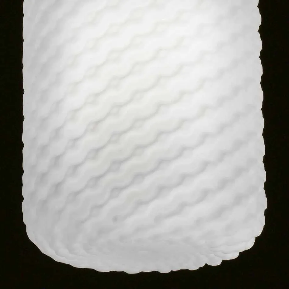 Selene Domino lampa wisząca wdmuchiwane O21 H 27/140 cm szkło Viadurini