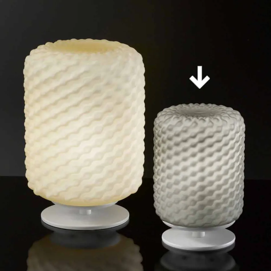 Selene Domino lampkę Ø15 H22cm, dmuchane ręcznie Viadurini