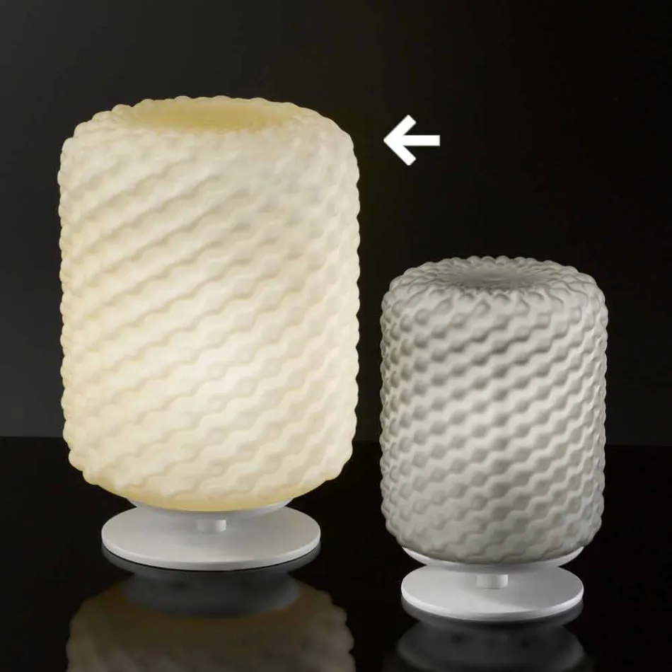 Selene Domino lampa stołowa O21 H30cm dmuchane szkło wykonane we Włoszech Viadurini