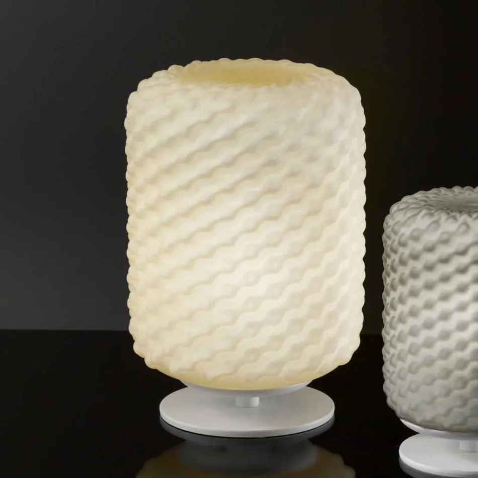 Selene Domino lampa stołowa O21 H30cm dmuchane szkło wykonane we Włoszech Viadurini