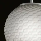 Selene Domino świecznik szklany ręcznie O27 H27 / 140 cm Viadurini