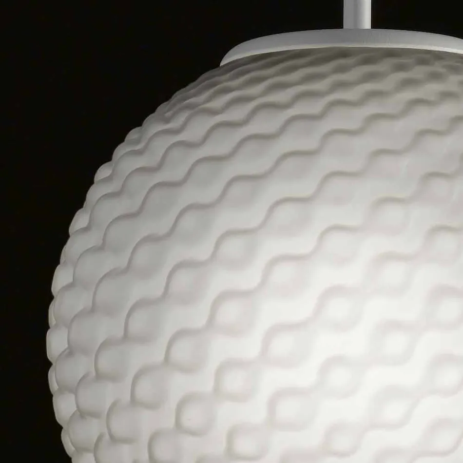 Selene Domino świecznik szklany ręcznie O27 H27 / 140 cm Viadurini