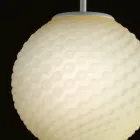 Selene Domino świecznik szklany ręcznie O27 H27 / 140 cm Viadurini