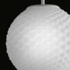 Selene Domino świecznik szklany ręcznie O27 H27 / 140 cm Viadurini