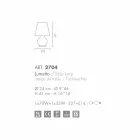 Selene Zawsze lumetto O24 H41cm dmuchane szkło wykonane we Włoszech Viadurini