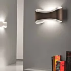 Selene Ionic kinkiet wykonany we Włoszech, 40x12H20cm, stali i szkła Viadurini