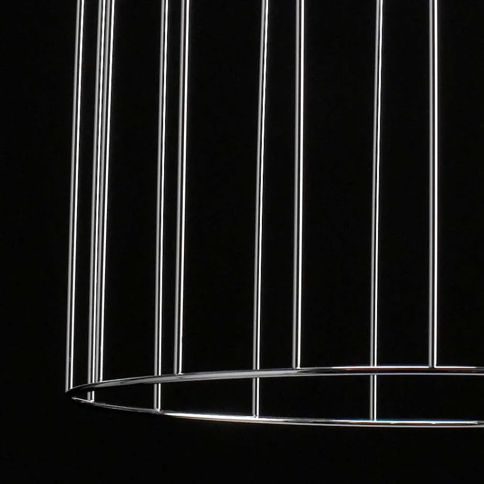 Selene Kluvì lampa wisząca wdmuchiwane O33 H 41/150 cm szkło Viadurini