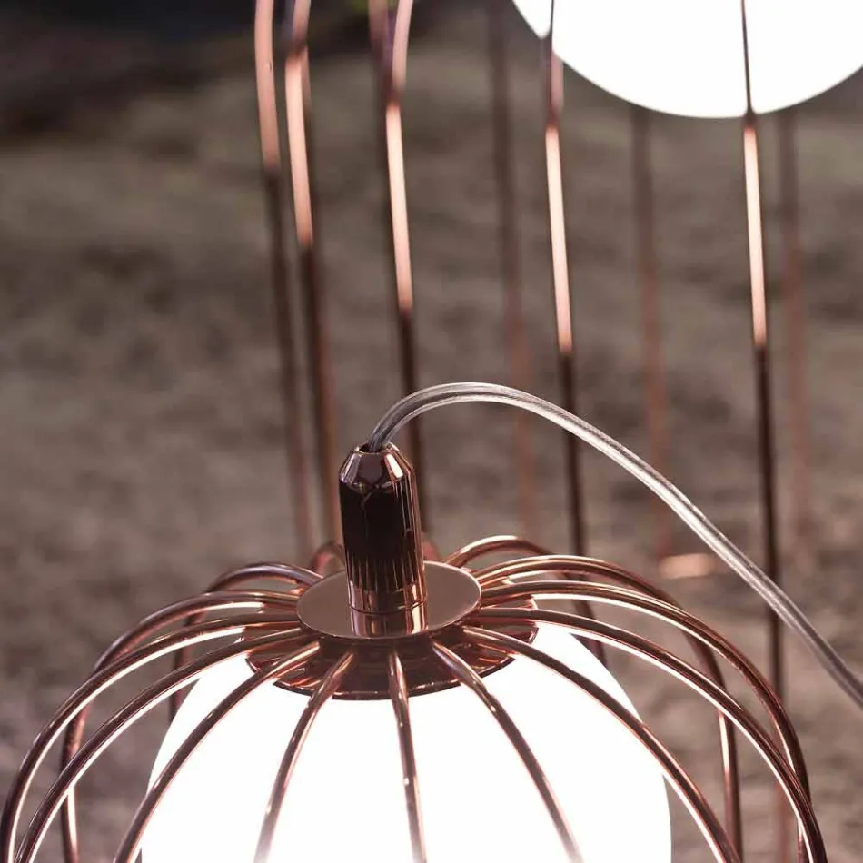 Selene Kluvì od konstrukcji Lampa w szklany Ø54 H 70cm Viadurini