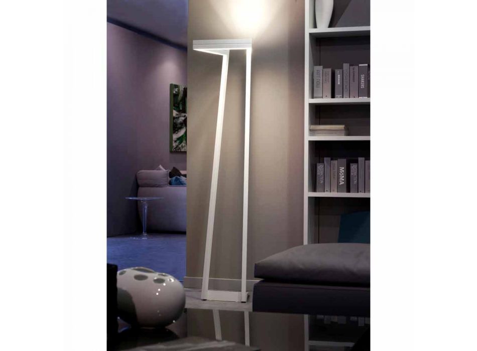 Selene My Way białe LED Lampa podłogowa H180cm 40x40, wykonany we Włoszech Viadurini