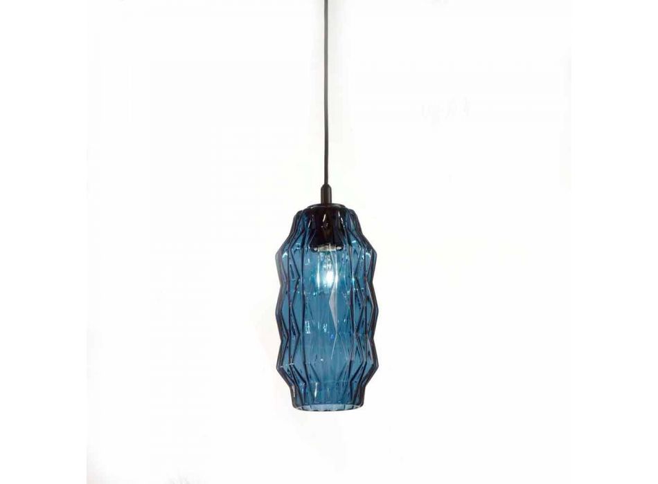 Selene Origami lampa wisząca szklany Ø16 H 30/140 cm Viadurini