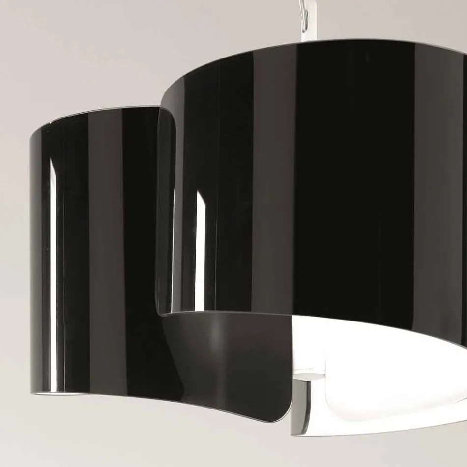 Selene Papirus lampa wieszaków we Włoszech o46 x H 140 cm Viadurini