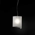 Selene Papirus nowoczesne lampy kryształ zawieszka O26 H 125cm Viadurini