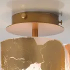 Selene Papirus lampa sufit kryształ Ø15 H30cm wykonane we Włoszech Viadurini