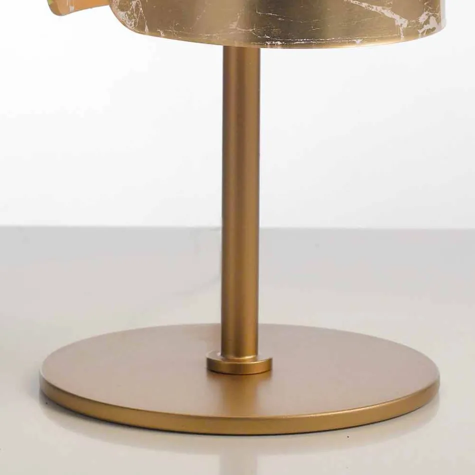 Selene Papyrus lampy projektant stół kryształ Ø15 H38cm Viadurini