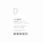 Selene Papyrus lampa stołowa kryształ made in Italy 15x14xH25cm Viadurini