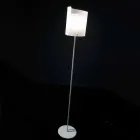 Selene Papyrus lampy projektant piętro H185cm kryształ O26 Viadurini