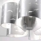 Selene Papyrus nowoczesny lekki sufit kryształ Ø65 H28cm, wykonane we Włoszech Viadurini