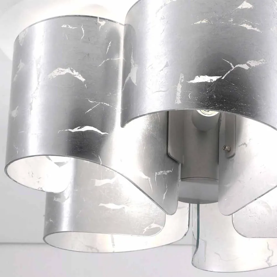 Selene Papyrus nowoczesny lekki sufit kryształ Ø65 H28cm, wykonane we Włoszech Viadurini