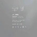 Selene nowoczesny kinkiet wykonany we Włoszech Tarcza 29x15xH16 cm Viadurini