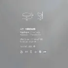 Selene światła ściany osłonowe dwutonowe 29x15xH16 nowoczesny cm projektowania Viadurini