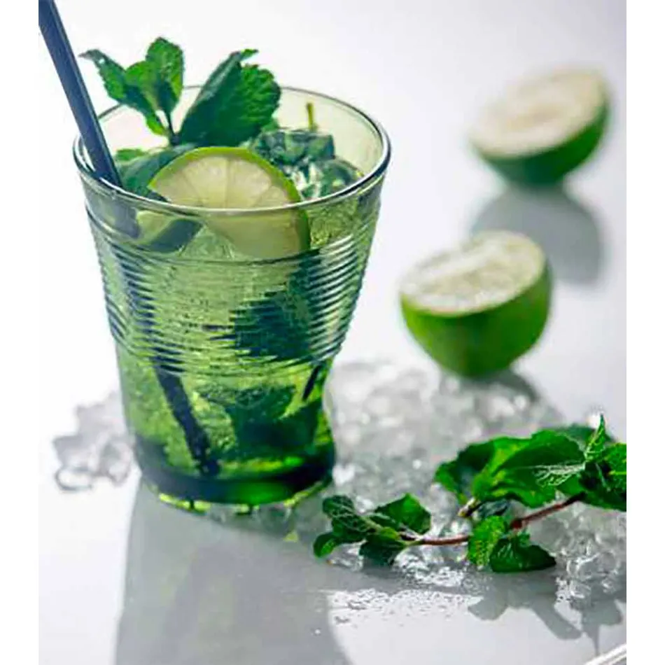 Zestaw kolorowych szklanych szklanek wodnych 6 sztuk Szczególny design - Sarabi Viadurini