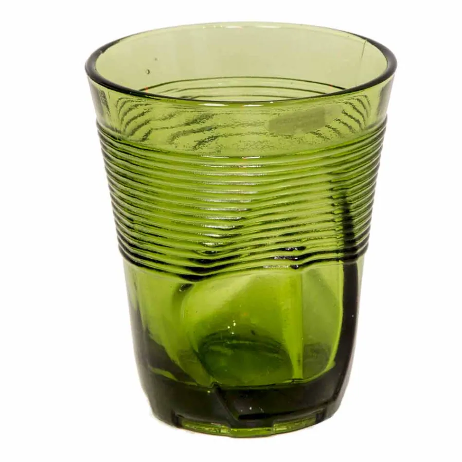 Zestaw kolorowych szklanych szklanek wodnych 6 sztuk Szczególny design - Sarabi Viadurini