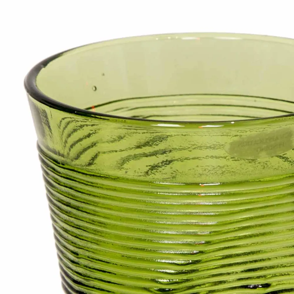 Zestaw kolorowych szklanych szklanek wodnych 6 sztuk Szczególny design - Sarabi Viadurini