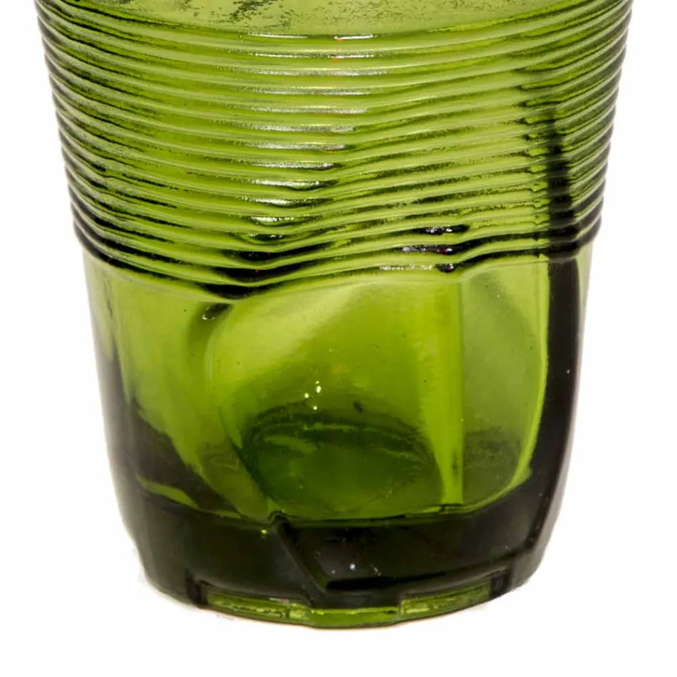 Zestaw kolorowych szklanych szklanek wodnych 6 sztuk Szczególny design - Sarabi Viadurini