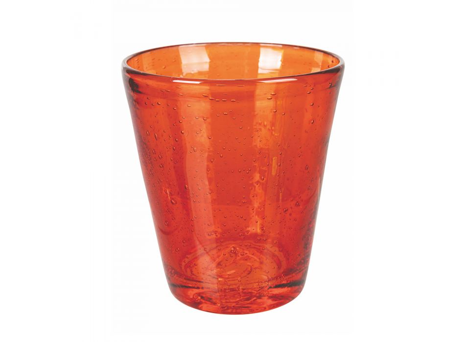 12-częściowy serwis szklanek do wody z dmuchanego szkła - Jukatan Viadurini