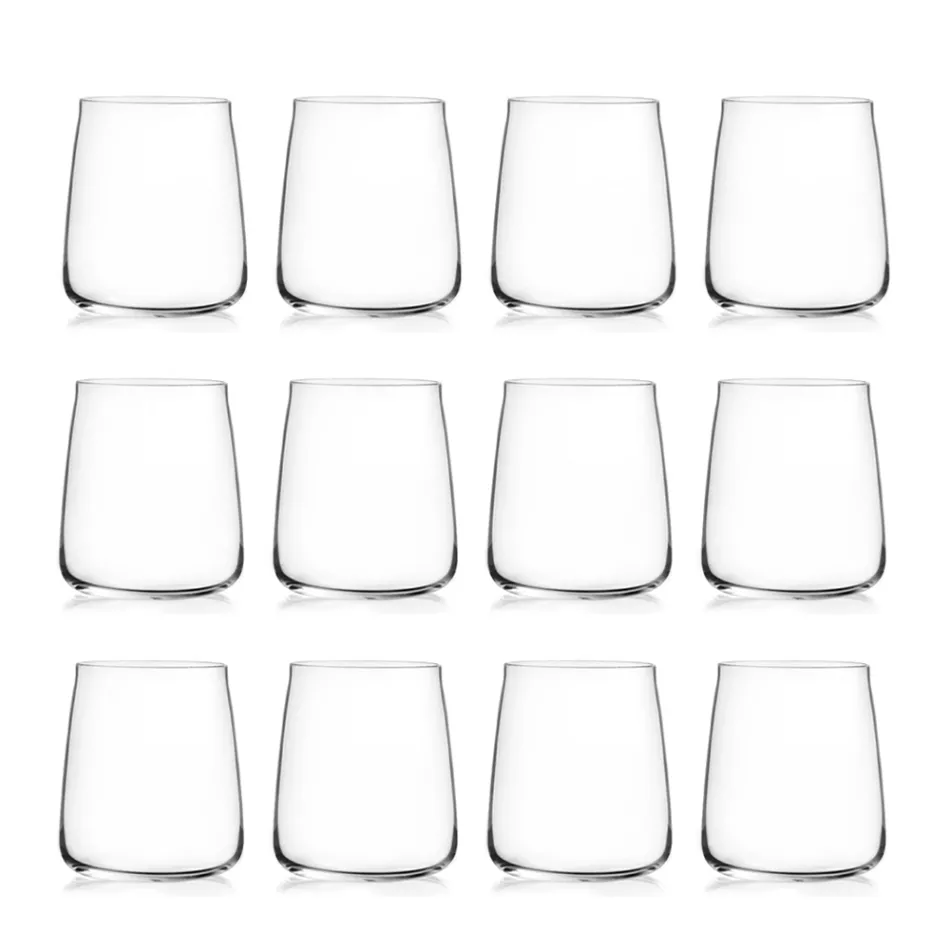 Zestaw Szklanek Wodnych Tumbler Eco Crystal Minimal 12 Szt - Primordio Viadurini