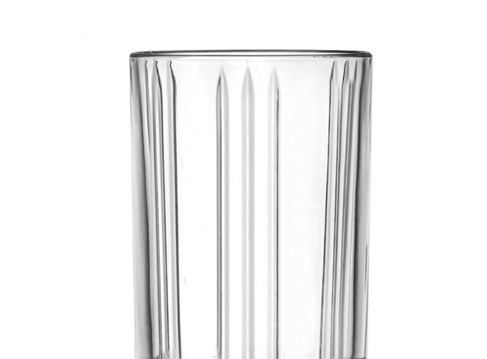 Tumbler Eco Crystal Glasses Zestaw Diamentowa Dekoracja 12 Szt. - Lively Viadurini