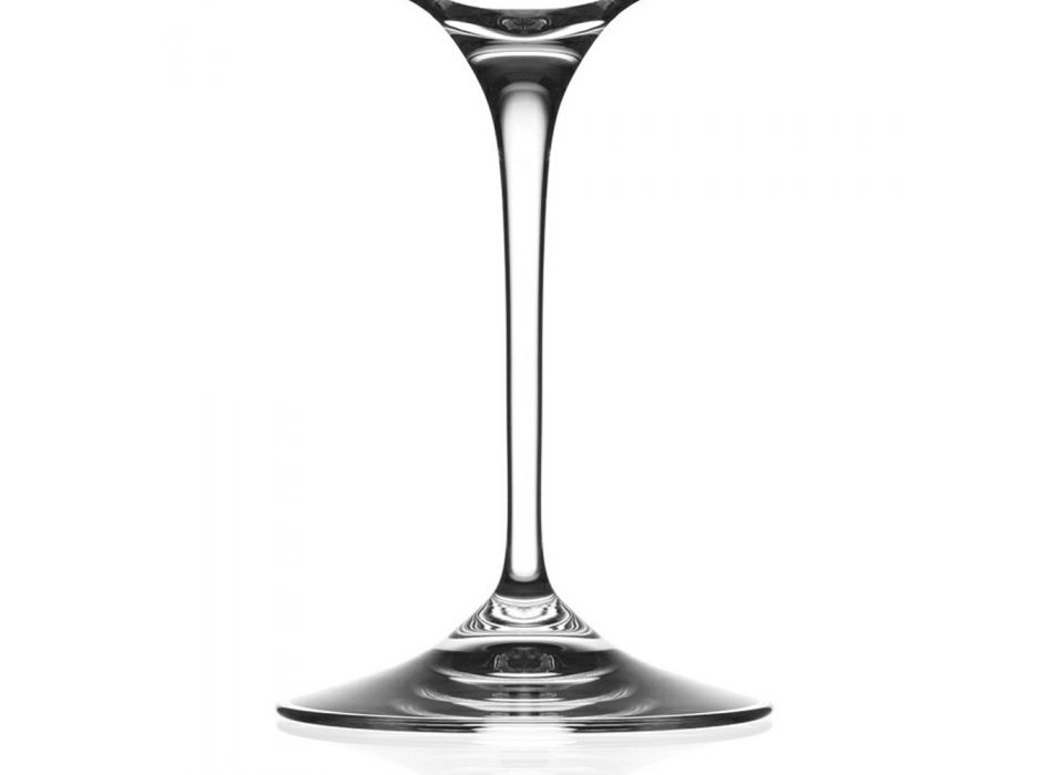 Zestaw włoskich ekologicznych kryształowych kieliszków do szampana 12 Szt. - Etera Viadurini