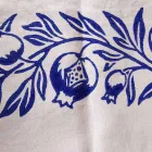 Włoski rzemieślniczy serwis śniadaniowy Ręcznie druk na starożytnych tkaninach - marki Viadurini