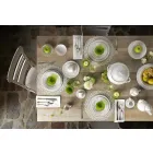 Kompletna usługa śniadaniowa 22 sztuk w białej porcelanie - Gimignano Viadurini
