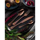 Kompletny zestaw luksusowych sztućców ze stali nierdzewnej 24 sztuki - Boss Viadurini