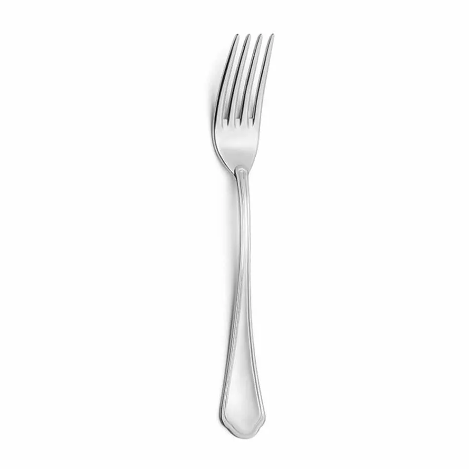 Kompletny zestaw luksusowych sztućców ze stali nierdzewnej 24 sztuki - Boss Viadurini