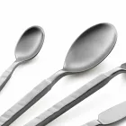 Kompletny zestaw sztućców ze stali 24 sztuki Made in Italy - Tricky Viadurini