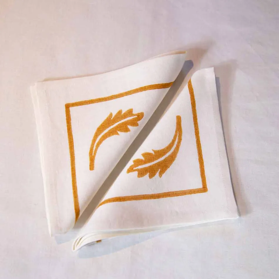 Pościel śniadaniowa z ręcznie wykonanym pojedynczym kawałkiem - marki Viadurini