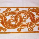 Pościel śniadaniowa z ręcznie wykonanym pojedynczym kawałkiem - marki Viadurini