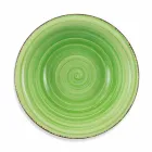 Zastawa stołowa z kolorowymi talerzami 18 sztuk w nowoczesnej kamionce - Abruzja Viadurini