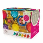 Zastawa stołowa z kolorowymi talerzami 18 sztuk w nowoczesnej kamionce - Abruzja Viadurini