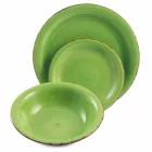 Zastawa stołowa z kolorowymi talerzami 18 sztuk w nowoczesnej kamionce - Abruzja Viadurini